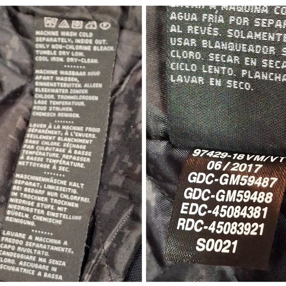 Harley Davidson 97429 Grind Hooded Workwear Black Casual Jacket  Men Size 3XL - Picture 16 of 16